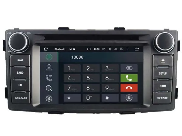 Android 8 0 автомобильный DVD gps для TOYOTA HILUX 2012 поддержка DVR wifi DSP DAB OBD Автомобильный