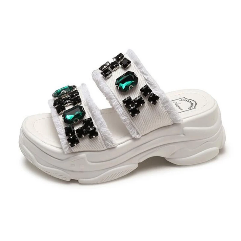 Спортивные сандалии на танкетке летние гладиаторы платформе женская