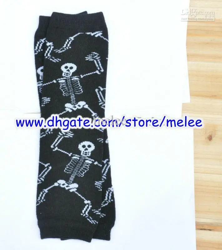 Детские гетры на Хэллоуин и Рождество цветные носки с изображением Санта Клауса