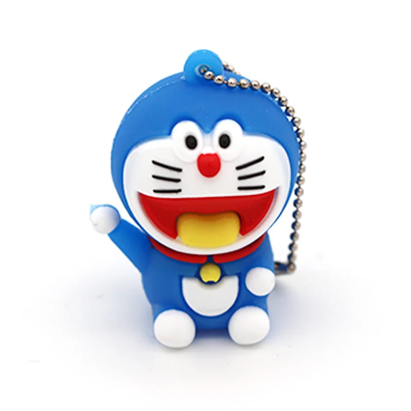 Usb флеш-накопитель Doraemon с милым мультипликационным принтом 64 ГБ 4 8 16 32 | Компьютеры