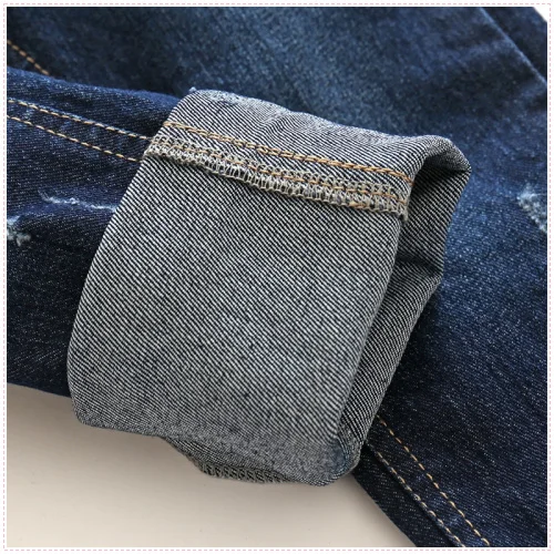 Детские потертые джинсы из хлопка весна 2019 детская одежда детские ковбойские