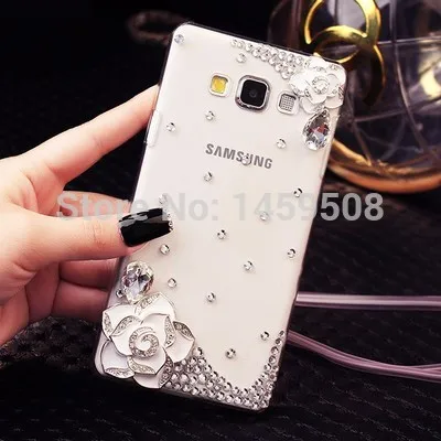 Для Samsung Galaxy Note2 Note 2 N7100 ручной работы Роскошные розы цветок Алмазный Обложка