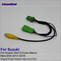 liandlee for suzuki sx4 s cross maruti new sx4 2013 2018 rca adapter connector wire cable rear view camera original video input