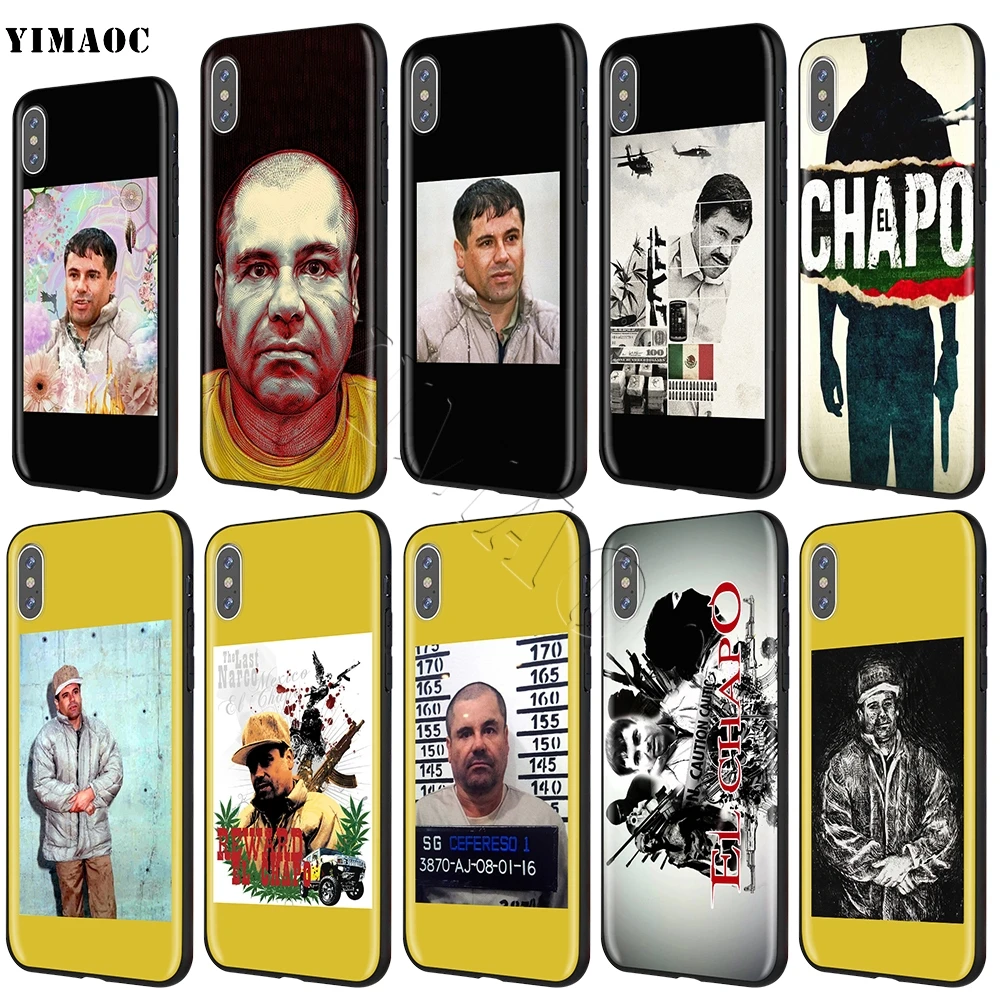 YIMAOC El Chapo мягкий чехол для Apple iPhone SE 2020 5 5s 6 6s 7 8 Plus XR X Xs 11 12 Pro Max mini | Мобильные
