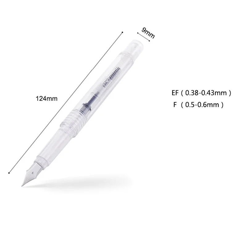 6 шт./лот авторучка crystle vision EF Fine nib для письма оптовая продажа Канцтовары офиса
