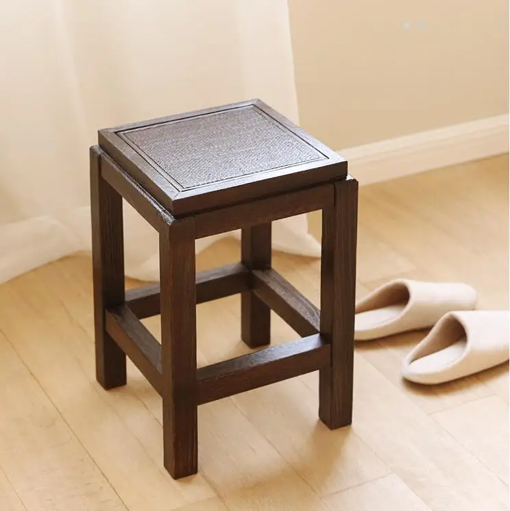 Японский Античный Деревянный винтажный стул из дерева павловнии традиционная