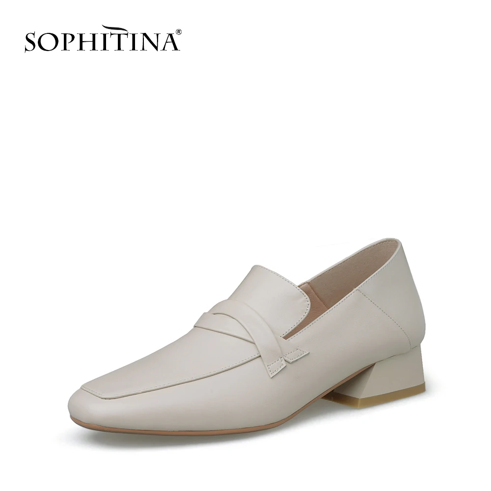 SOPHITINA/Новые Брендовые повседневные женские туфли лодочки Высококачественная