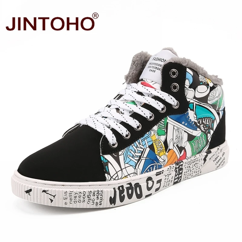 Jintoho/большой Размеры унисекс Обувь для скейтбординга Брендовая Дизайнерская