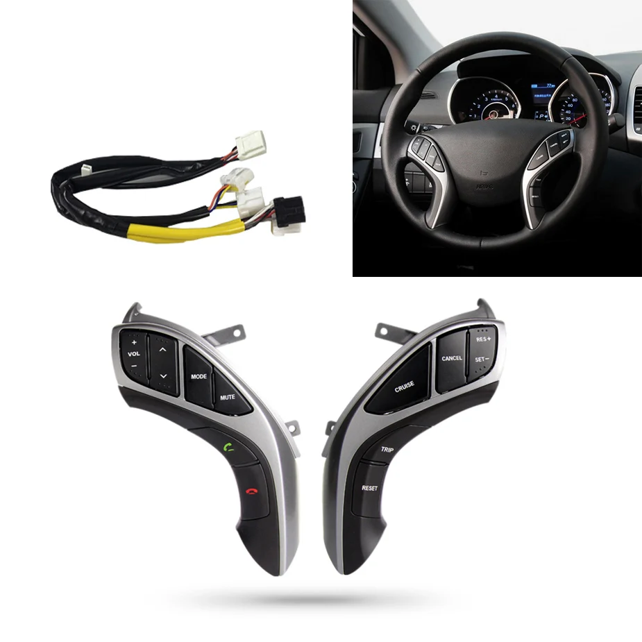 Многофункциональное рулевое колесо для Hyundai Elantra AVANTE MD кнопка Bluetooth аудио и