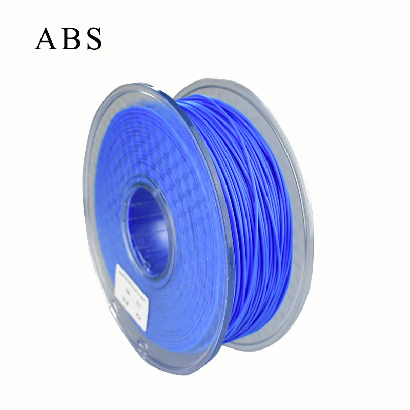 ABS BLUE Нить для 3d принтера PLA/ABS/PETG, 1,75 мм, 1 кг, 100/200 м, пластиковые материалы, нить для RepRap 3D, нить ABS/PLA - Цвет: ABS BLUE
