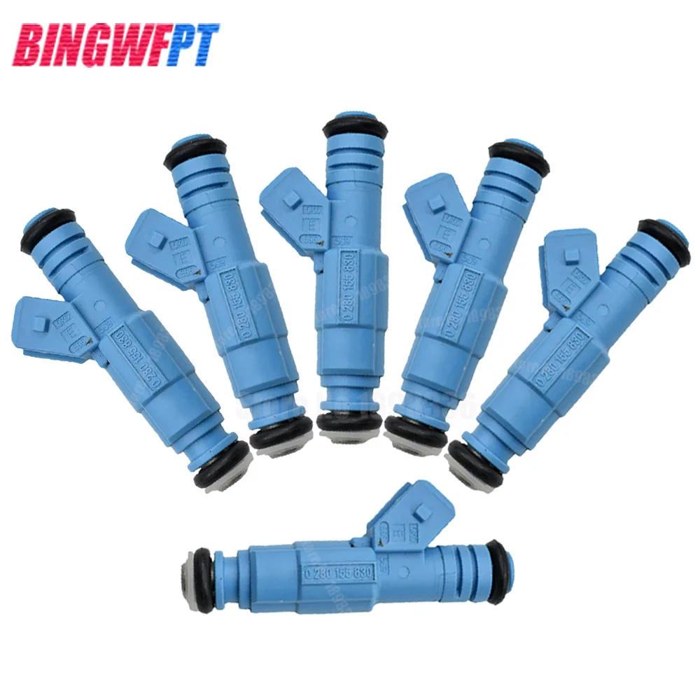 6pcs/lot Fuel Injectors For Volvo 2.3L 2.5L Turbo 0280155830 91860600 91860601 852-12166 | Автомобили и мотоциклы