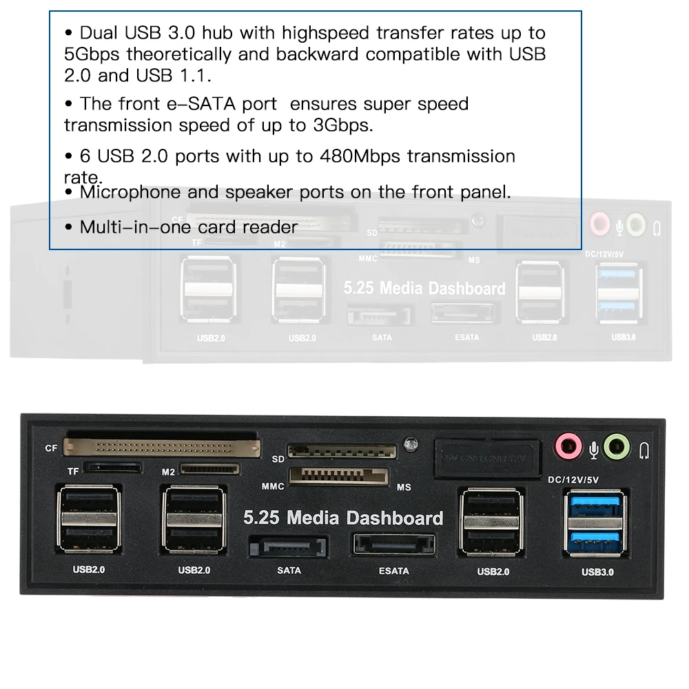 Кардридеры для USB 3 0 Hub многофункциональные внутренние компьютерные медиа-карты с