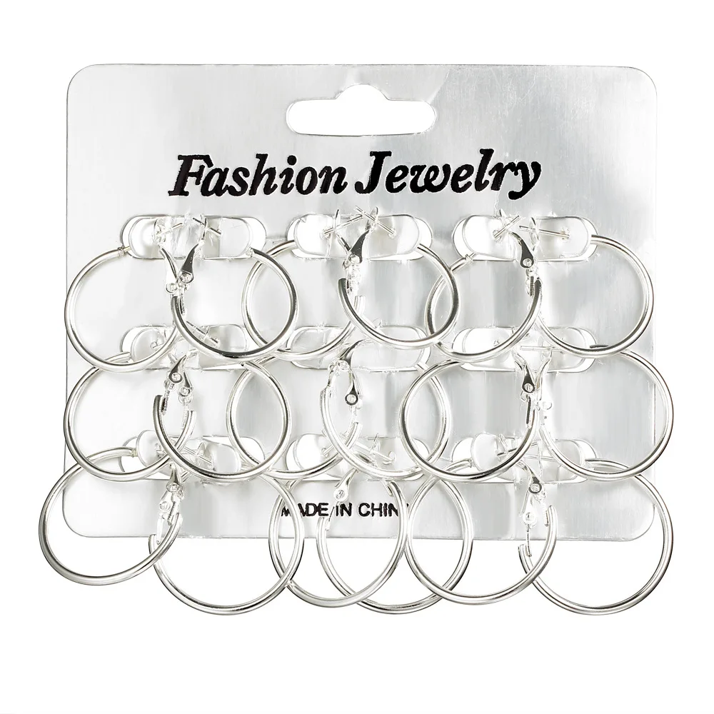 90 пар/лот серьги комплект ювелирных изделий для женщин и мужчин полые маленькие
