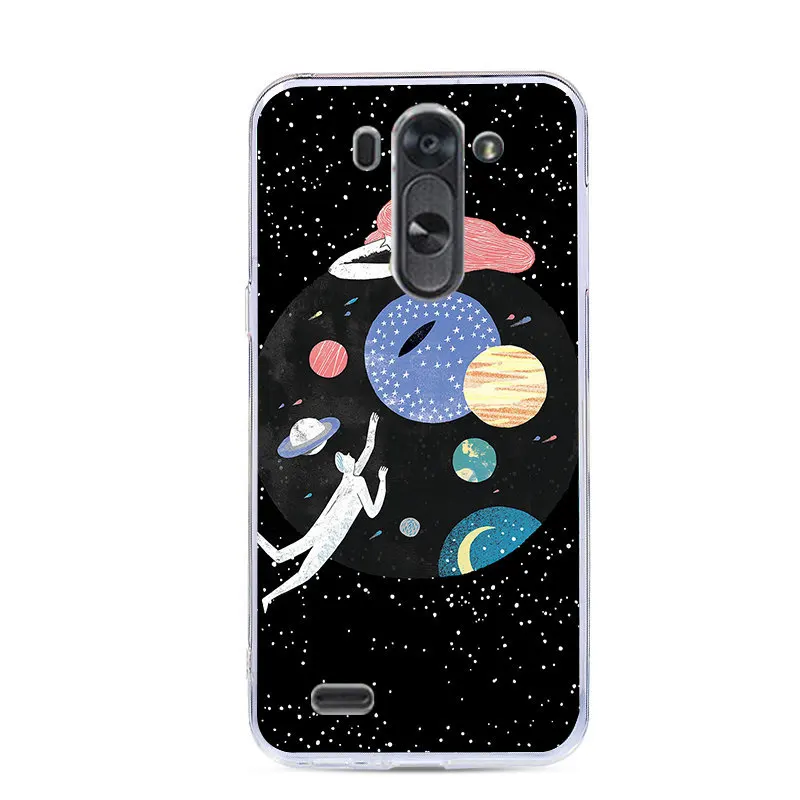 60 Lamo чехол цветной чехол для телефона с принтом для LG Optimus G3S S G3 Mini G3 Beat D728 5 ''D725 D722 D724 TPU чехол-накладка с мультяшным рисунком - Цвет: 60