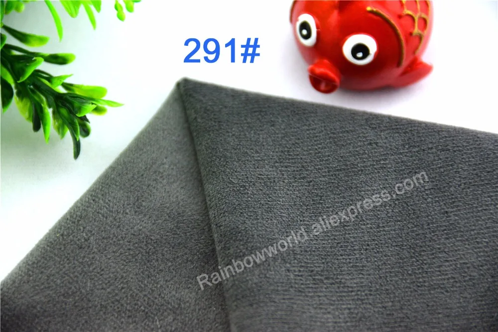 Мягкая ткань из микрофибры для коротких волос 291 # серый цвет шитья простыней