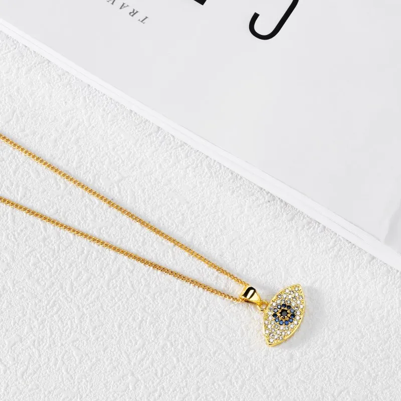 Очаровательные злой Подвески глаза ожерелье s кристалл от Swarovski эффектные