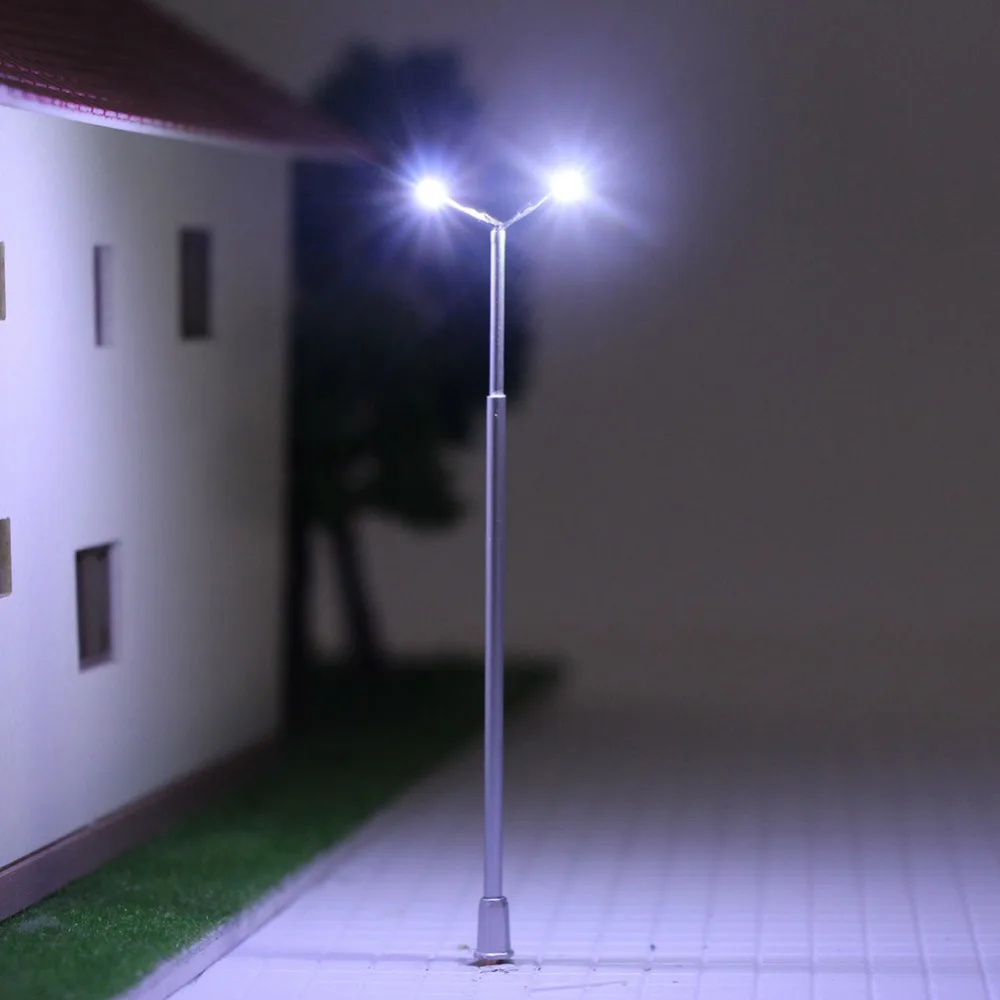 10 шт. модели железнодорожного Досуг светодиодный фонарный столб светильника