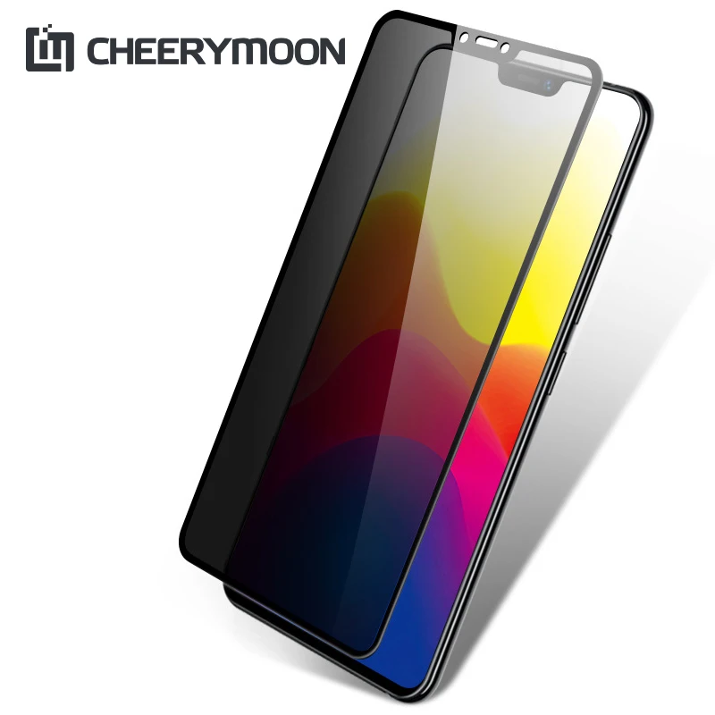 

CHEERYMOON Full Cover Secret-proof Glasss For Vivo X21 X20 Plus Anti-Peeping Screen Protector V9 Y85 Privacy Film Glass