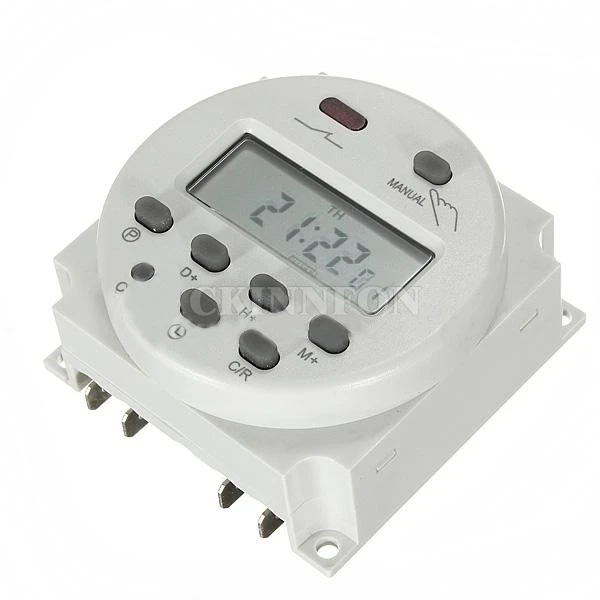 DHL 20 шт. CN101A AC 12v 24v 110 v 220V 16A цифровой таймер программируемый на неделю электронный