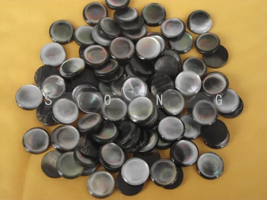 

50 pcs trumpet finger buttons pearl set real pearl / seashell