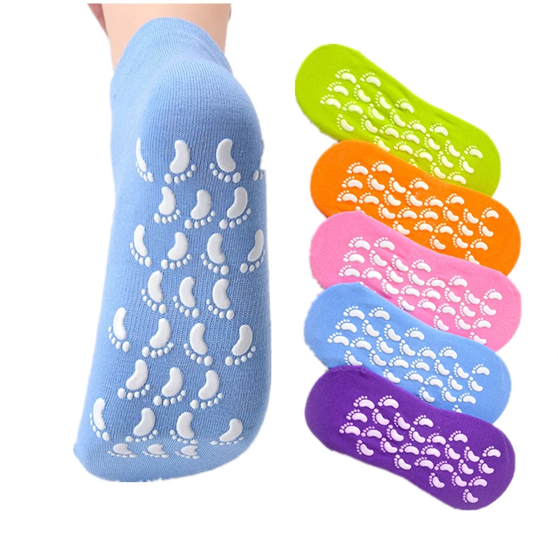 Женские носки для йоги профессиональные нескользящие спортивные силиконовые