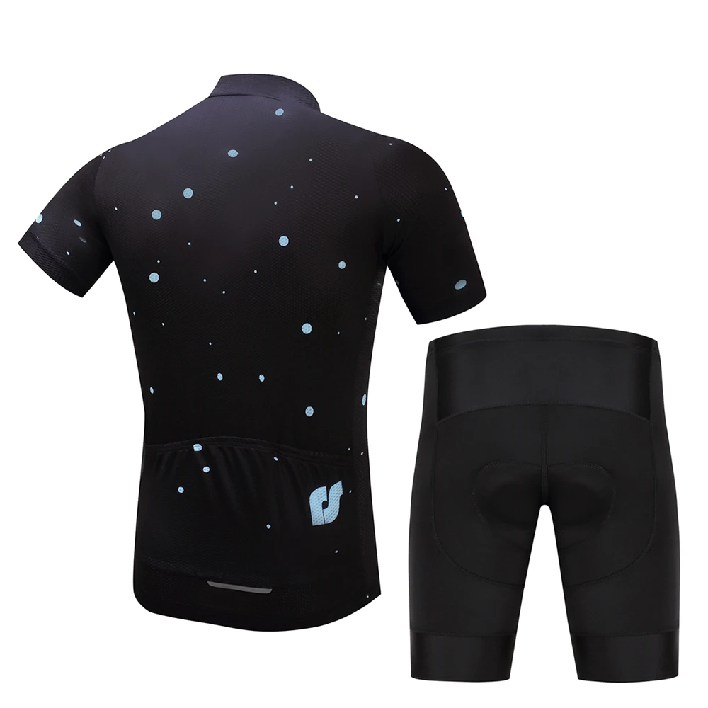 Новый стиль 2018 команда Велоспорт Трикотажные дышащий/Quick-Dry Ropa Ciclismo с коротким