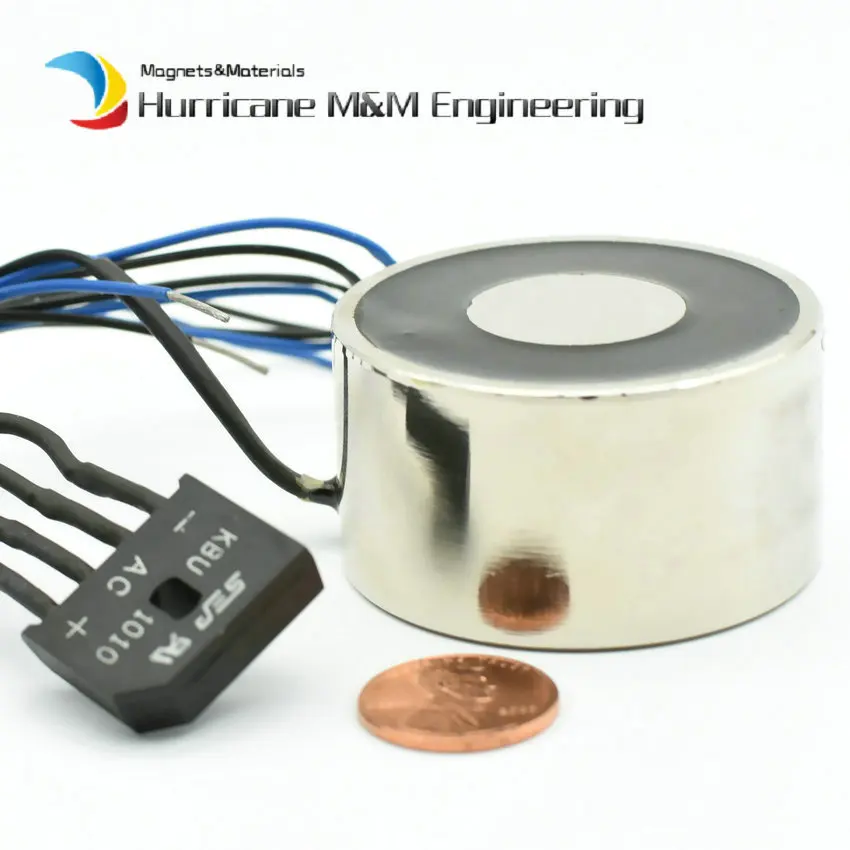 Электромагнитный Электрический удерживающий диаметр Электромагнит 50x27 мм 12 В 24