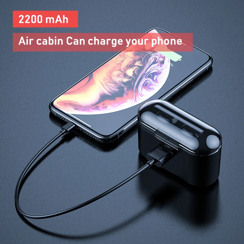 DZ The cloud T6 беспроводные Bluetooth наушники TWS спортивные стерео можно подключить два