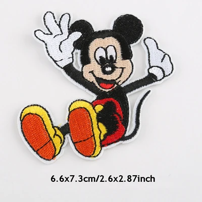 1 шт. Микки Parches parches ropa вышивка железные нашивки для одежды DIY Одежда с героями мультфильмов Лоскутные наклейки Швейные Аппликации - Цвет: 23