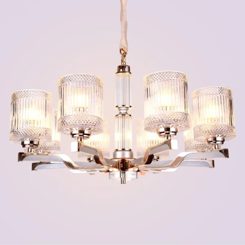 

Post-Modern LED glass Chandelier lights Minimalist luxury drop lights Nordic style living room dinning room LED Chandelier lamps