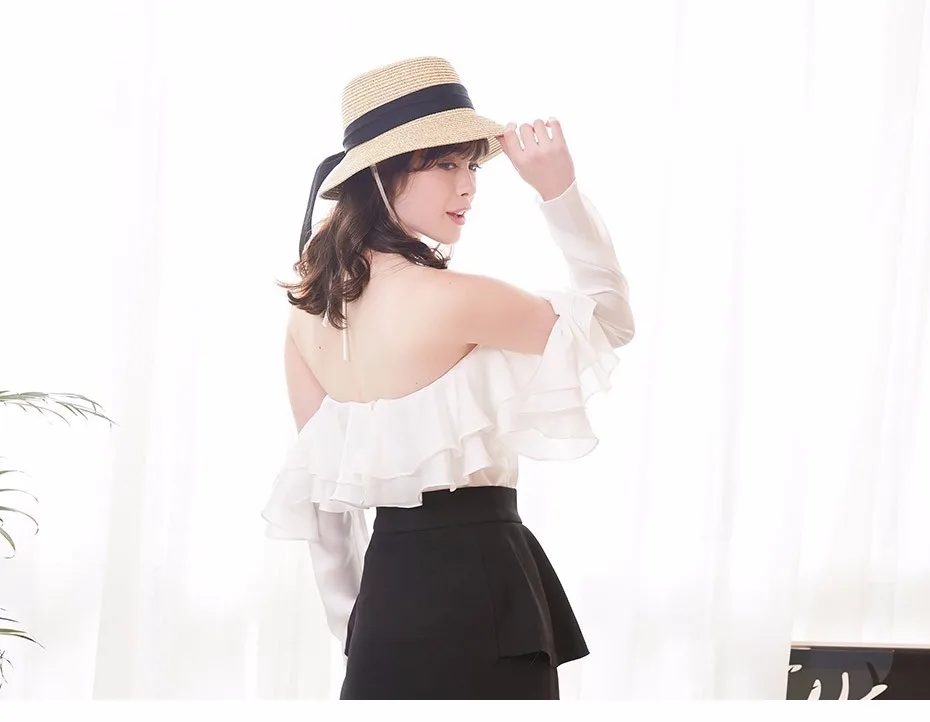 FURTALK летняя шляпа для женщин соломенной шляпе для beach sun hat путешествия ведро hat панама