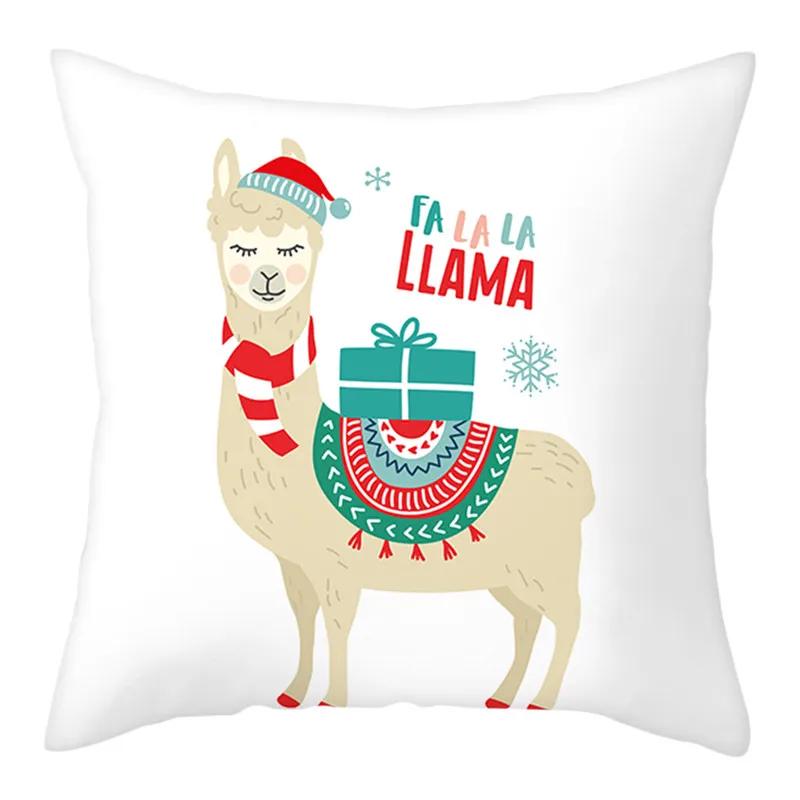 PC10253 Fuwatacchi LLAMA queen Наволочка для подушки с животным принтом наволочка из полиэстера для домашнего дивана декоративная наволочка - Цвет: PC10253