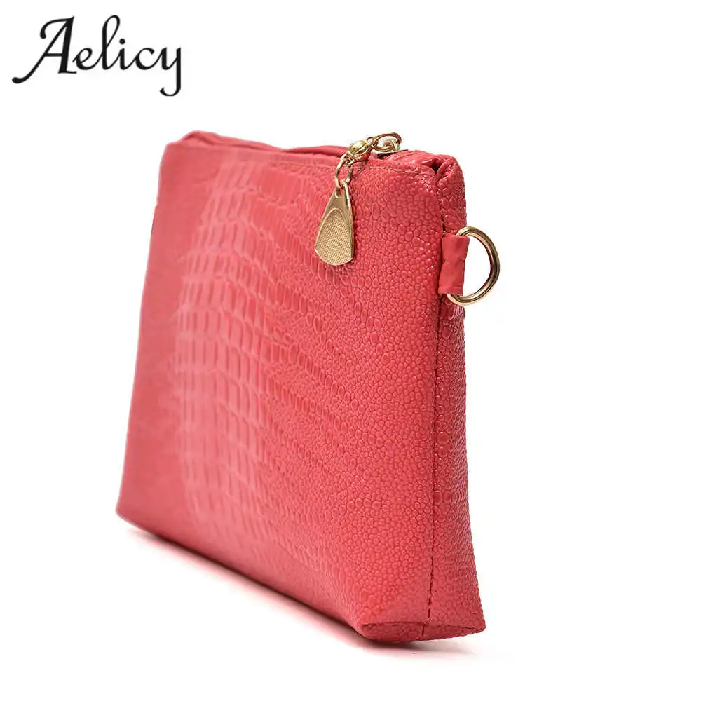 Aelicy женские Винтажные Сумки из искусственной кожи с разрезом сумка-конверт