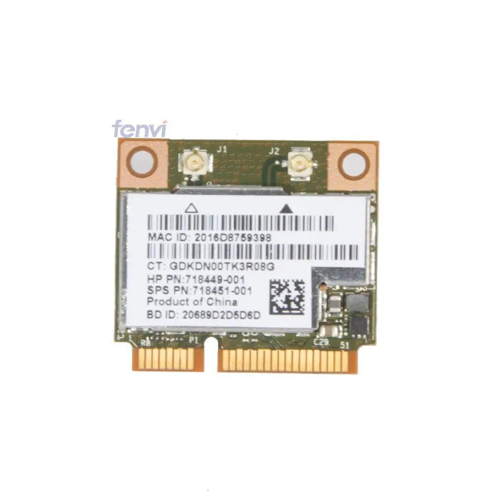 Dual Band Broadcom BCM943228HMB 802.11b/g/n Mini pci-e Wi-Fi Карта 2.4 ГГц 5 Wireless-N wi-fi Bluetooth Адаптер Для hp