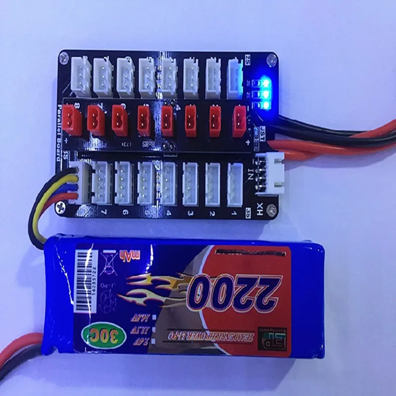 Параллельная зарядная плата G.T.Power 2-3S JST Plug Para Board для IMAX B6 ISDT Q6 D2 зарядное