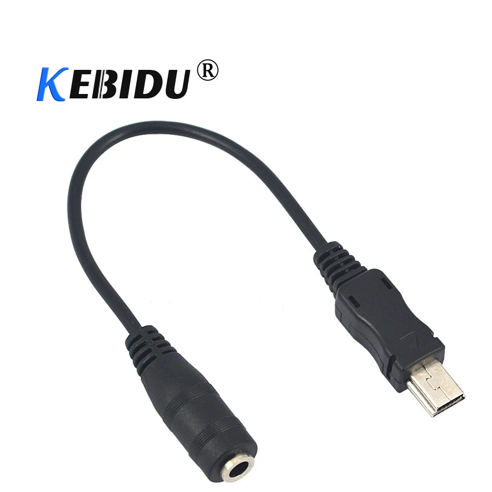 Мини USB кабель kebidu с разъемом папа на 3 5 мм Женский аудиокабель для активного