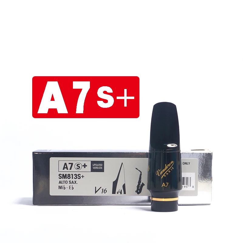 Vandoren V16 Sax жесткий резиновый мундштук M серии S Mseries - Цвет: A7s