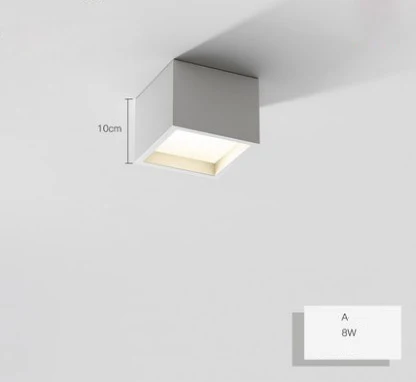 LED Современные Геометрические Железные Акриловые DIY Комбинации Светодиодные Лампы.Светодиодные Светильники.Люстры Потолочные.Светильники Потолочные Светильники.Светильник Потолочный Светильник Для и Спальни - Цвет корпуса: A white