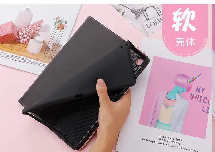 Милый мягкий чехол из искусственной кожи для iPad Air, новинка 1/2, чехол для iPad, для iPad Pro 10,5 iPad mini, автоматическое Пробуждение/спящий режим