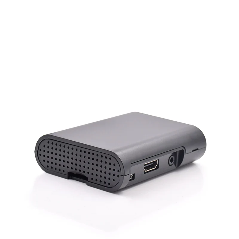 Последний Raspberry Pi 3 Официальный чехол Черный ABS Профессиональный Корпус коробка