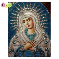 dpf diamond embroidery 5d round diamond paintingdiy diamond painting cross stitch home decor mosaic religious best for present