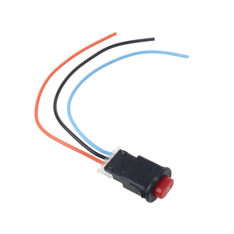 Motorcycle Hazard Light Switch Double Warning Flasher Emergency Signal w/3 Wires Lock Balaclava | Автомобили и мотоциклы