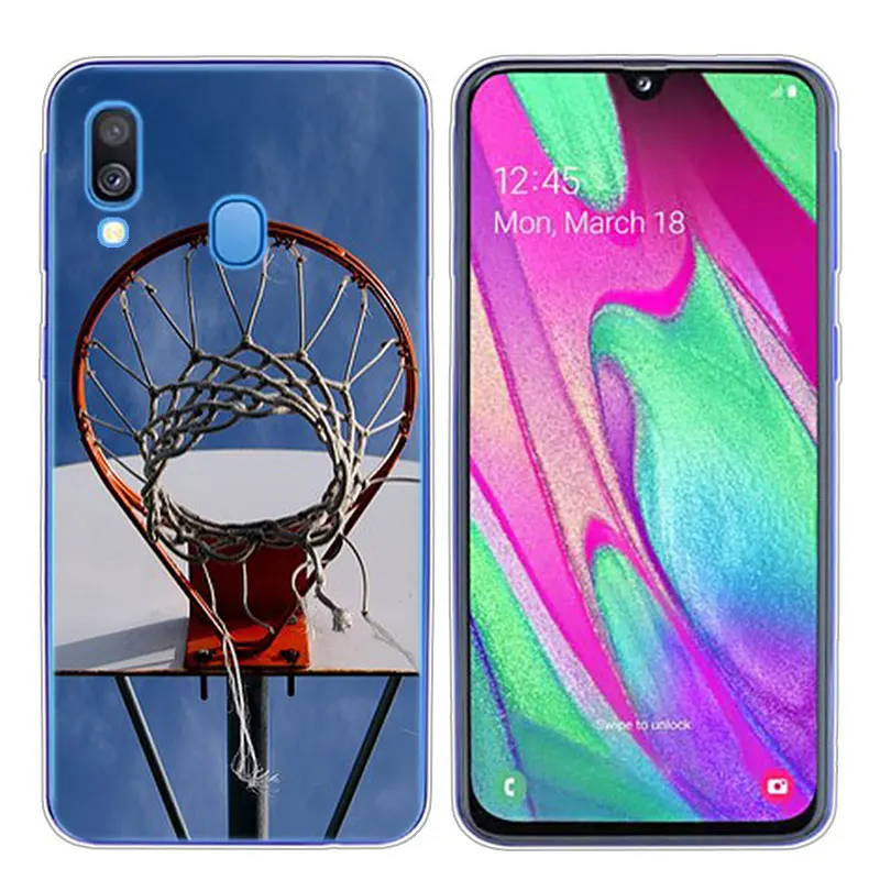 Прозрачный мягкий силиконовый чехол для телефона I Love Basketball для samsung Galaxy A10 A30 A40 A50 A70