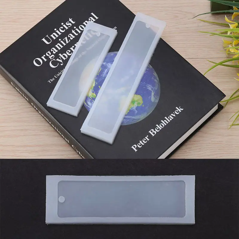 2 шт./компл. прямоугольная силиконовая Закладка плесень, DIY Закладка форма для изготовления эпоксидной смолы ювелирные изделия DIY ремесло силиконовая Прозрачная форма