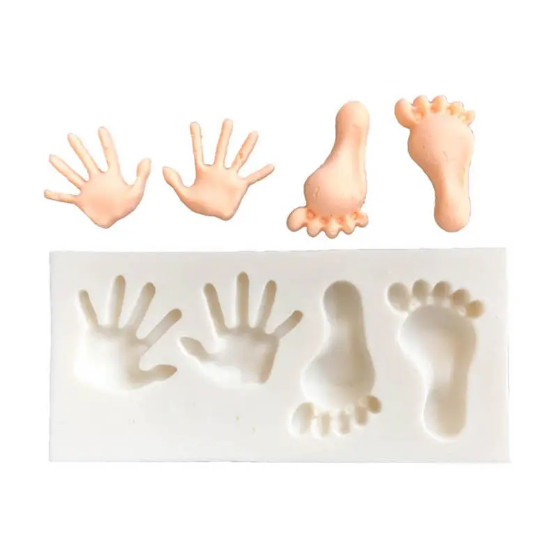 Креативная мода Новое поступление 1 шт. силиконовая форма для ног шоколада