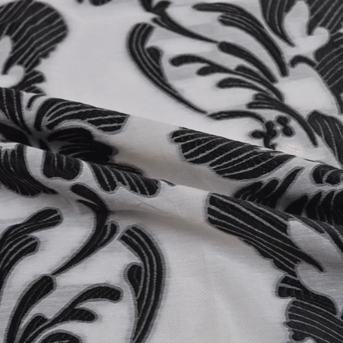 

SALE!120cm black jacquard lace fabric for wedding evening dance dress clothing decoration