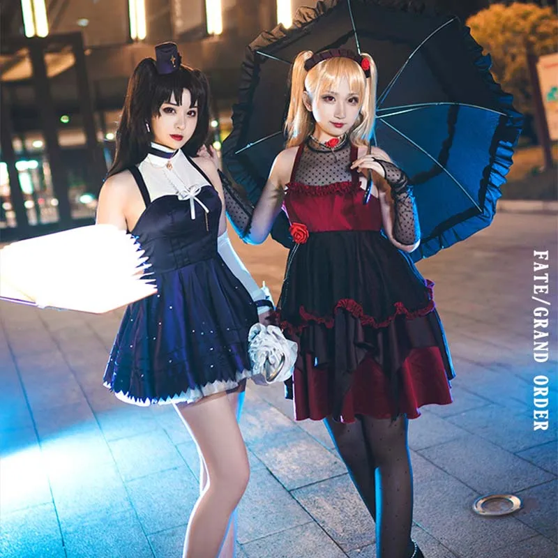 Fate Frand Order Ereshkigal &amp Ishtar Косплей Костюм Луна девушка Tohsaka реальное Лолита платье