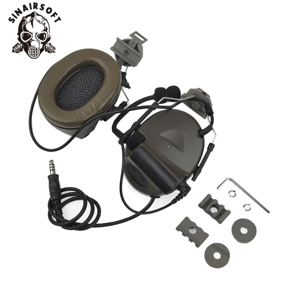 Z-tactical Softair авиационная гарнитура Comtac II для быстрого шлема и тактического пелтора