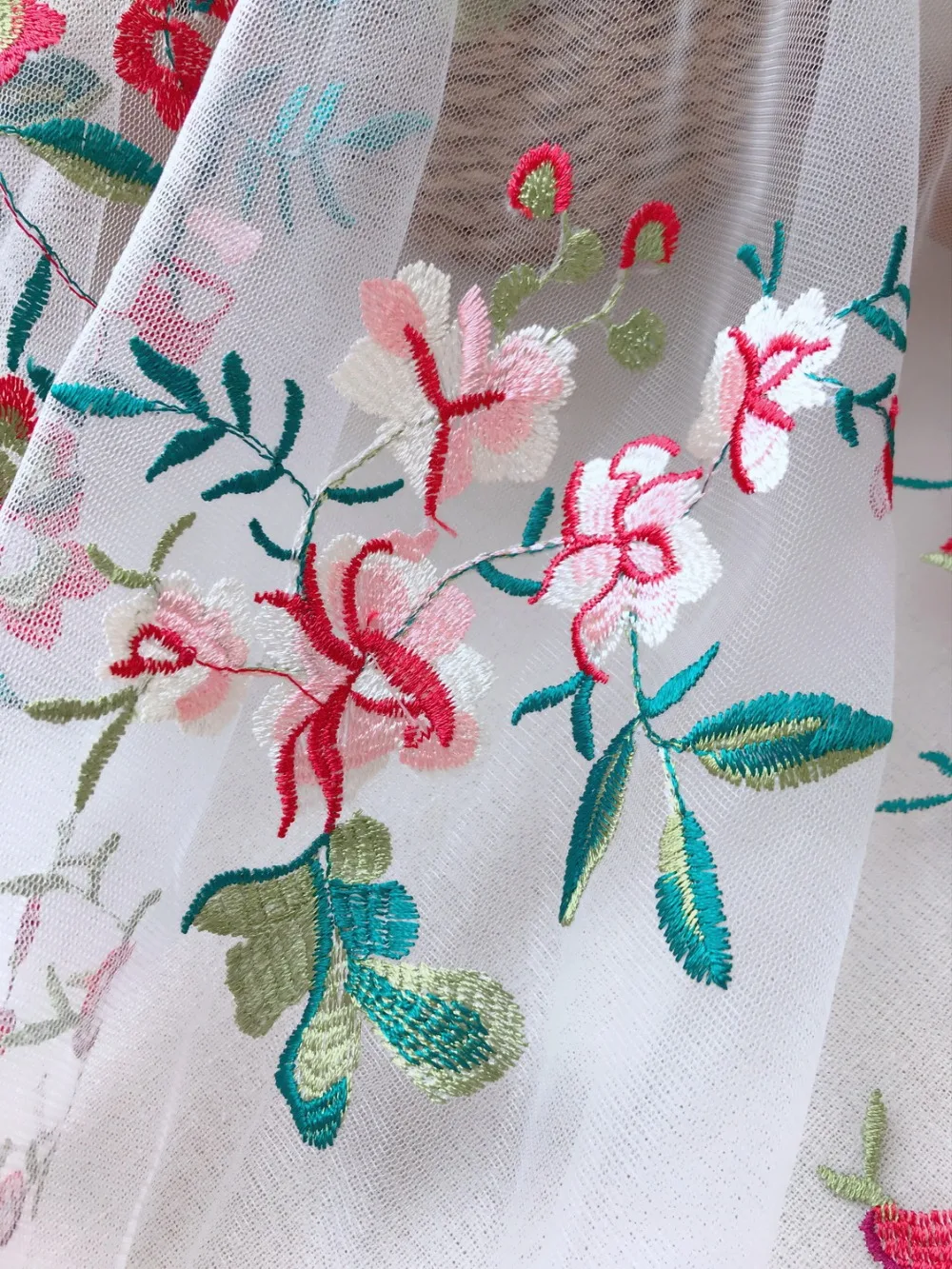 1 ярд ширина 145 см африканский тюль Цветочная кружевная ткань с вышивкой черная