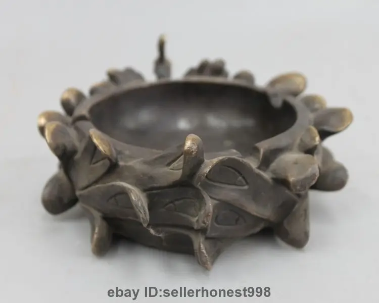 Китайский Фэншуй бронзовые медные Феникс Павлин птица дворец статуя | Дом и сад